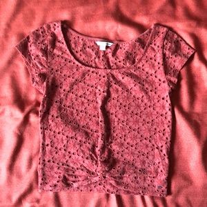 American Eagle Short-Sleeve Top